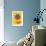 Flower cutout on yellow, 2020, (collage)-Jane Tattersfield-Framed Giclee Print displayed on a wall