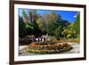 Flower Decoration in the Park of the Summer Residence of the 14th Dalai Lama-null-Framed Art Print