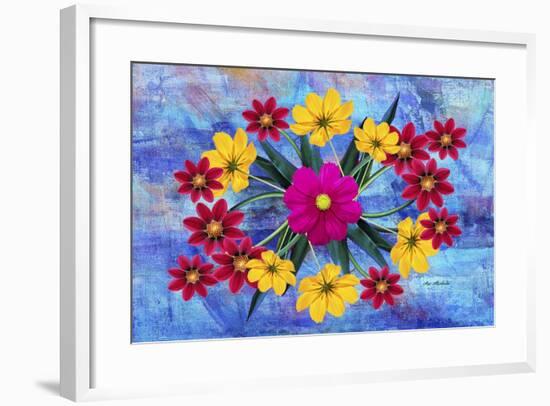 Flower Design 2Mz-Ata Alishahi-Framed Giclee Print