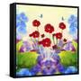 Flower Design 31-Ata Alishahi-Framed Stretched Canvas