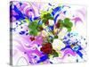 Flower Design 3A-Ata Alishahi-Stretched Canvas