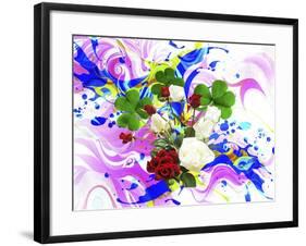 Flower Design 3A-Ata Alishahi-Framed Giclee Print