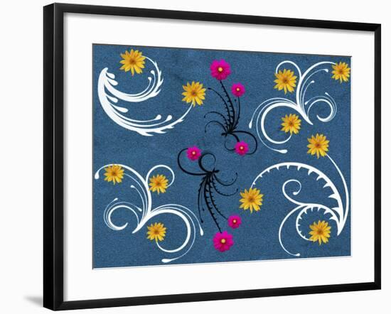 Flower Design 6-Ata Alishahi-Framed Giclee Print