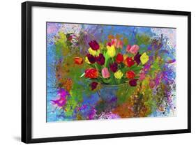 Flower Design 8H-Ata Alishahi-Framed Giclee Print
