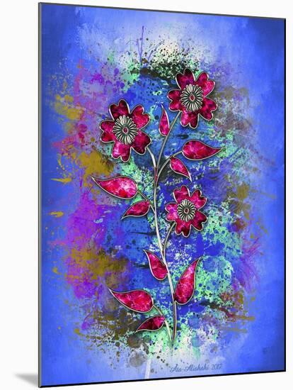 Flower Design M8-Ata Alishahi-Mounted Giclee Print