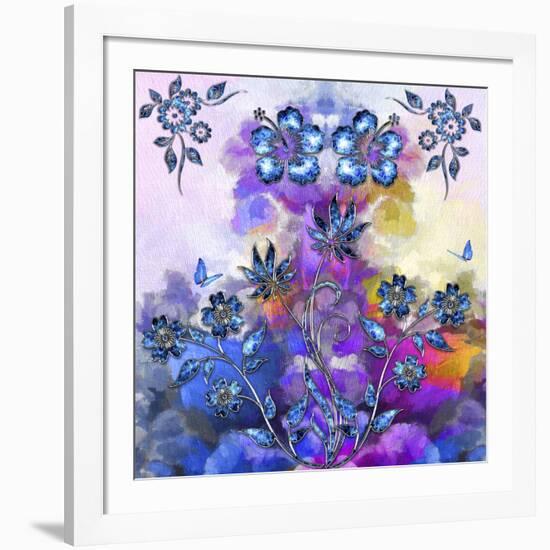 Flower Design Mk9-Ata Alishahi-Framed Giclee Print