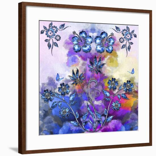 Flower Design Mk9-Ata Alishahi-Framed Giclee Print