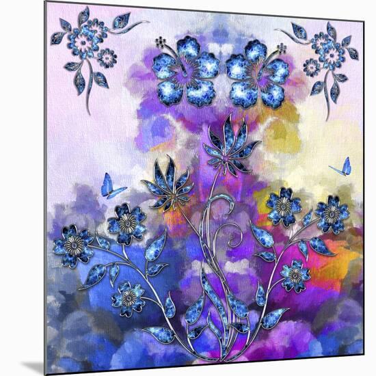 Flower Design Mk9-Ata Alishahi-Mounted Giclee Print