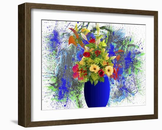 Flower Design Oc16-Ata Alishahi-Framed Giclee Print