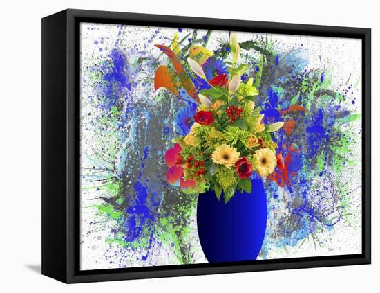 Flower Design Oc16-Ata Alishahi-Framed Stretched Canvas