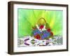 Flower Design Oc1-Ata Alishahi-Framed Giclee Print