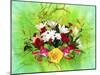 Flower Design Oc6-Ata Alishahi-Mounted Giclee Print