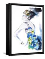 Flower Dress-Schuyler Rideout-Framed Stretched Canvas