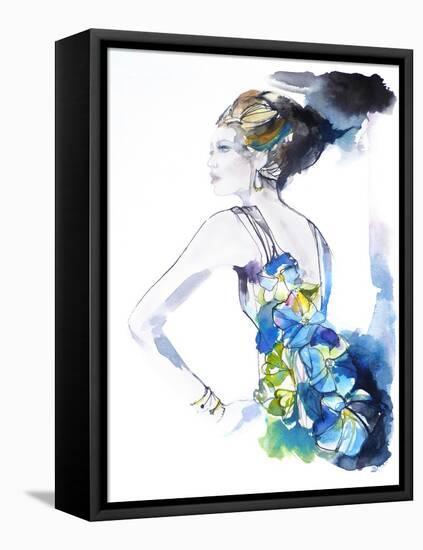 Flower Dress-Schuyler Rideout-Framed Stretched Canvas