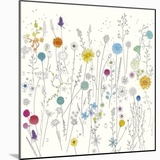 Flower Drift II-Max Carter-Mounted Giclee Print