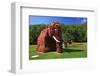 Flower Elephant in Maximilianpark, Hamm, North Rhine-Westphalia, Germany-null-Framed Premium Giclee Print