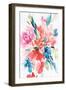 Flower Explosion I-Isabelle Z-Framed Art Print