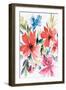 Flower Explosion II-Isabelle Z-Framed Art Print