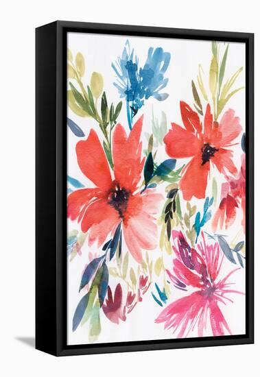 Flower Explosion II-Isabelle Z-Framed Stretched Canvas