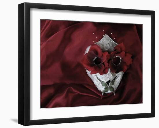 Flower Eyes Mask-Patricia Dymer-Framed Giclee Print