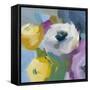 Flower Face I-Liz Jardine-Framed Stretched Canvas