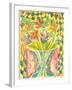 flower face-Mary Kuper-Framed Giclee Print