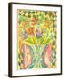 flower face-Mary Kuper-Framed Giclee Print