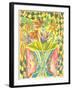 flower face-Mary Kuper-Framed Giclee Print