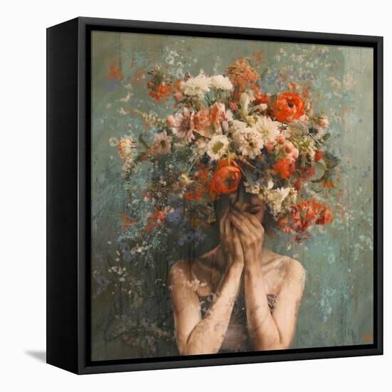 Flower Face-Marta Wiley-Framed Stretched Canvas