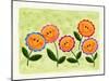 Flower Faces-Beverly Johnston-Mounted Giclee Print