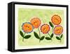 Flower Faces-Beverly Johnston-Framed Stretched Canvas