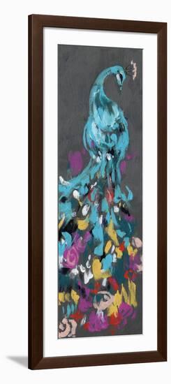 Flower Feathers I-Jennifer Goldberger-Framed Art Print