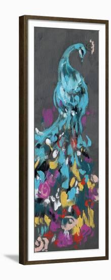 Flower Feathers I-Jennifer Goldberger-Framed Art Print