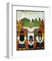 Flower Festival: Feast of Santa Anita, 1931-Diego Rivera-Framed Art Print