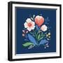 Flower Field I Bright Sq-Gia Graham-Framed Art Print