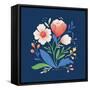 Flower Field I Bright Sq-Gia Graham-Framed Stretched Canvas