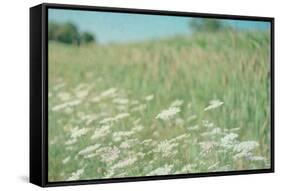 Flower Field Landscape-null-Framed Stretched Canvas