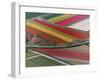 Flower field patterns surrounding Amsterdam, Holland-Adam Jones-Framed Photographic Print