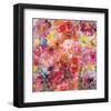 Flower Filled Stillife Squar-null-Framed Art Print