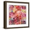 Flower Filled Stillife Squar-null-Framed Art Print