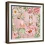 Flower Fox-The Font Diva-Framed Giclee Print