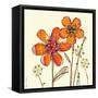 Flower Friends-Robbin Rawlings-Framed Stretched Canvas