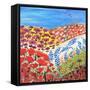 Flower Fusion-Caroline Duncan-Framed Stretched Canvas