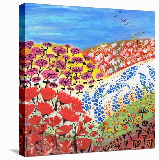 Flower Fusion-Caroline Duncan-Stretched Canvas