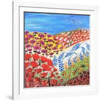 Flower Fusion-Caroline Duncan-Framed Giclee Print