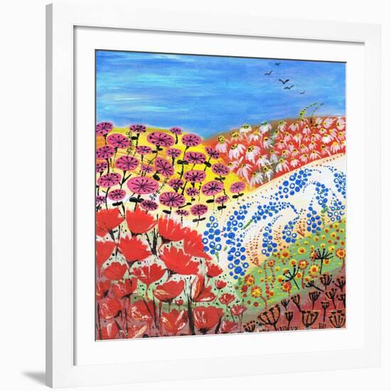 Flower Fusion-Caroline Duncan-Framed Giclee Print