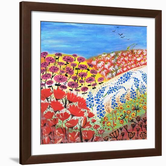 Flower Fusion-Caroline Duncan-Framed Giclee Print