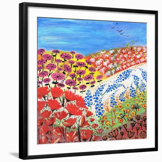 Flower Fusion-Caroline Duncan-Framed Giclee Print