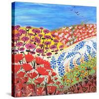 Flower Fusion-Caroline Duncan-Stretched Canvas