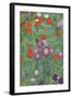 Flower Garden, 1905-07 (Detail)-Gustav Klimt-Framed Giclee Print